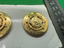 Load image into Gallery viewer, Genuine US Army Collar Disc Badges Pair - Transportation Corps
