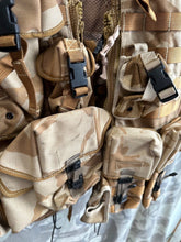 Load image into Gallery viewer, Genuine British Army DPM Desert Load Carrying Vest &amp; Pouches
