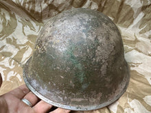 Load image into Gallery viewer, WW2 Mk3 High Rivet Turtle - British / Canadian Army Helmet - Nice Original
