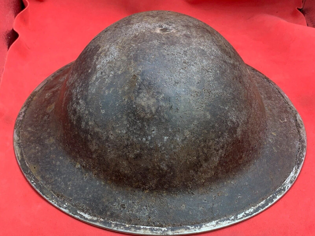 Originaler Kampfhelm aus dem 2. Weltkrieg - Mk2 Brodie-Helm der britischen/südafrikanischen Armee 