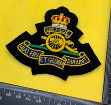 Load image into Gallery viewer, British Army Royal Artillery Embroidered Blazer Badge
