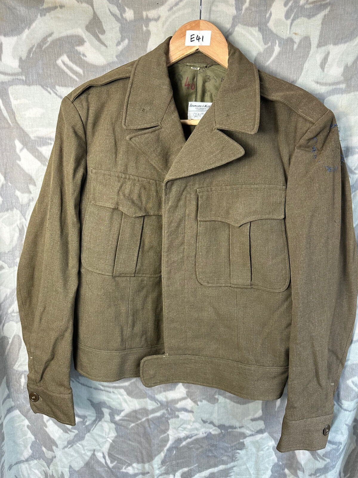 Original US Army Jacket OD Ike Jacket WW2 - Vietnam Pattern 38