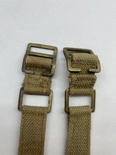 Load image into Gallery viewer, Original WW2 British Army 37 Pattern Brace Adaptors - 1944 Dated
