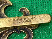 Load image into Gallery viewer, British Army - Manchester Regiment Cap Badge. Maker Marked on the Slider
