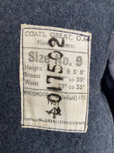 Load image into Gallery viewer, Original British Royal Air Force Officers Greatcoat - Kings Crown Buttons
