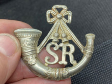 Load image into Gallery viewer, Original British Army WW1 CAMERONS SCOTTISH RIFLES Glengarry / Cap Badge
