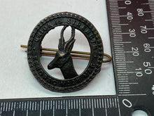 Load image into Gallery viewer, Original South African Army Forces Bronze Cap Badge
