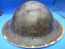 Load image into Gallery viewer, Original WW2 South African Army Mk2 Brodie Helmet - British Style Combat Helmet - The Militaria Shop
