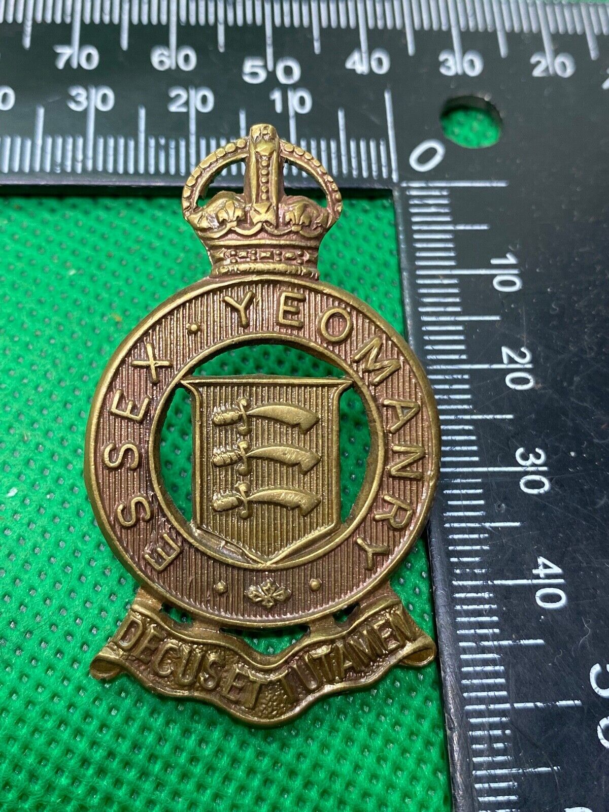 WW1 / WW2 British Army - Essex Yeomanry Regiment Cap Badge – The ...