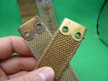 Load image into Gallery viewer, Original WW2 Pattern British Army L Straps Pair - 37 Pattern Webbing Haversack
