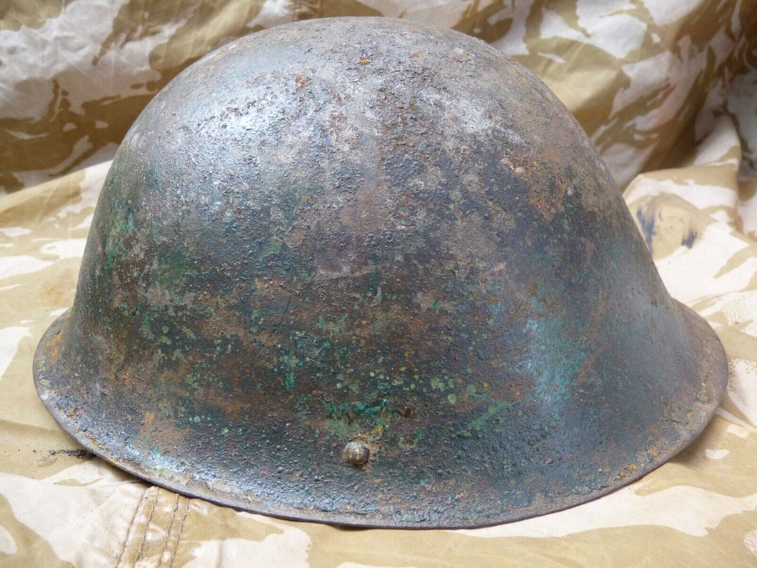 Original WW2 Onwards British Army Mk4 Turtle Helmet