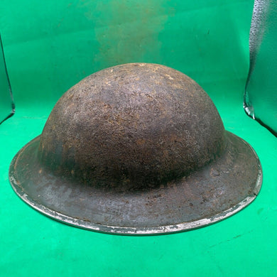 Original WW2 South African Army Mk2 Brodie Helmet - British Style Combat Helmet - The Militaria Shop