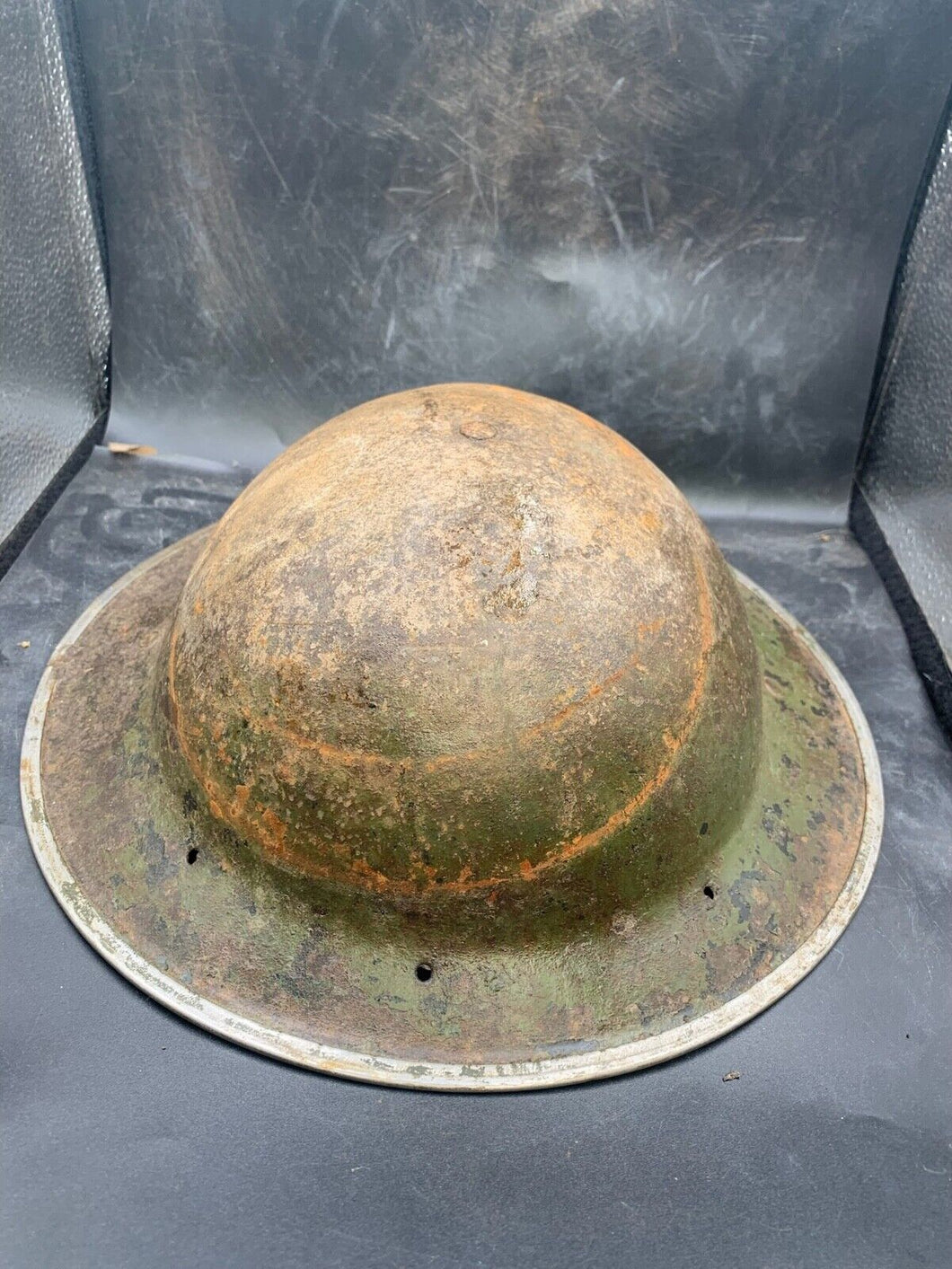 Original WW2 British / South African Mk2 Army Helmet & Liner