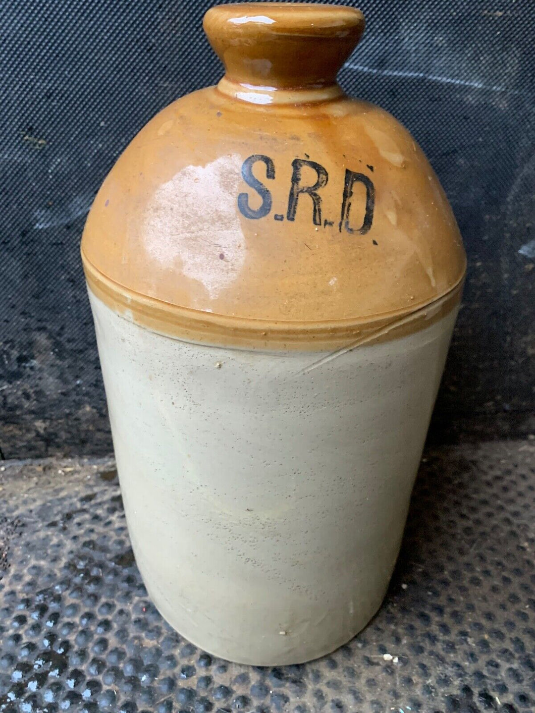 Original WW1 SRD Jar Rum Jar - British Army Issue - 