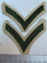 Charger l&#39;image dans la galerie, Pair of USMC United States Marine Corps Army Rank Chevrons - Private First Class
