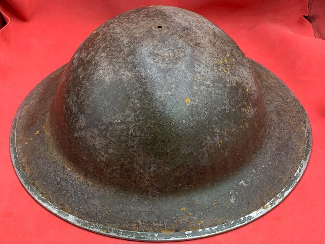 Original WW2 Combat Helmet - British / South African Army Mk2 Brodie Helmet