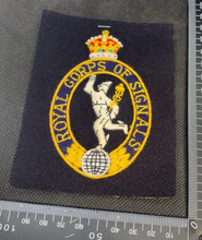 Load image into Gallery viewer, British Army Royal Corps of Signals Regiment Embroidered Blazer Badge
