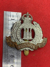 Load image into Gallery viewer, Original British Army THE SUFFOLK REGIMENT Cap Badge
