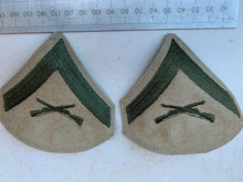 Load image into Gallery viewer, Pair of USMC United States Marine Corps Army Rank Chevrons - Lance Corporal
