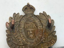 Load image into Gallery viewer, A very clean PRINCESS OF WALES 18th HUSSARS cap badge with rear lugs  B31
