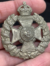 Load image into Gallery viewer, Original WW2 British Army Prince Consorts Own Brass Cap Badge
