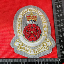 Charger l&#39;image dans la galerie, British Army The Queen&#39;s Royal Hussars Regiment Embroidered Blazer Badge
