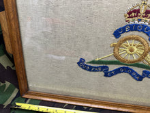 Load image into Gallery viewer, Original WW1 / WW2 Royal Artillery Display Piece / Food Tray - Unique Item!
