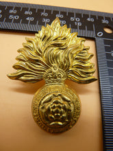 Load image into Gallery viewer, British Army Cap Badge - The Royal Fusiliers - Kings Crown
