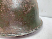 Charger l&#39;image dans la galerie, Original WW2 British / Canadian Army Mk3 Turtle Helmet
