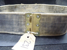 Load image into Gallery viewer, Original British Army / RAF Webbing Belt - WW2 37 Pattern - 40 Inch Waist Max
