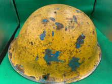 Load image into Gallery viewer, Original WW2 British Army / Canadian Army Mk3 Turtle Combat Helmet
