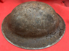 Load image into Gallery viewer, Original WW2 Combat Helmet - British / South African Army Mk2 Brodie Helmet
