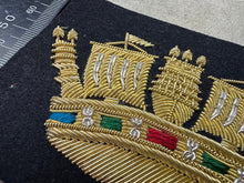 Load image into Gallery viewer, Bullion Royal Navy Embroidered Blazer Badge
