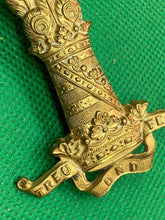 Load image into Gallery viewer, Original WW1 / WW2 British Army 11th Hussars Cap Badge
