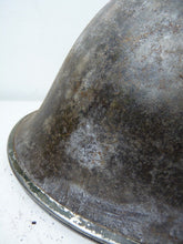 Load image into Gallery viewer, Mk3 Canadian / British Army Original WW2 Turtle Helmet High Rivet - The Militaria Shop
