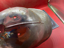 Load image into Gallery viewer, WW1 era French Fire Man&#39;s White Metal Helmet - Restoration Project.
