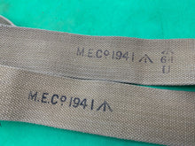 Charger l&#39;image dans la galerie, Original WW2 British Army 37 Pattern L Straps -  M.E.Co - 1941 Dated
