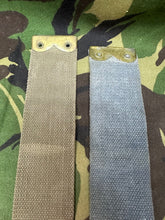 Load image into Gallery viewer, Original British Royal Air Force RAF Blue L Strap Pair - WW2 37 Pattern
