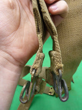 Load image into Gallery viewer, Original WW2 Pattern British Army L Straps Pair - 37 Pattern Webbing Haversack
