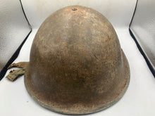 Charger l&#39;image dans la galerie, Original WW2 Canadian / British Army Mk3 Turtle Helmet - Complete
