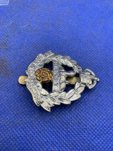 Load image into Gallery viewer, British Army Cap Badge - East Lancashire Regiment Kings Crown
