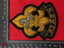 Load image into Gallery viewer, British Army Bullion Embroidered Blazer Badge - King&#39;s Regiment
