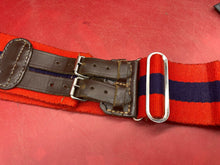 Load image into Gallery viewer, A British Army Adjutant Generals Corps Stable Belt - great condition. 32&quot; Waist.
