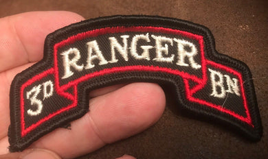 Nice quality WWII Pattern US Army 3rd RANGERS shoulder scroll badge     B4 - The Militaria Shop