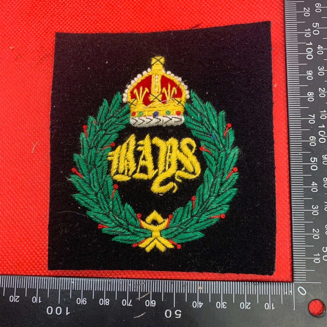 Besticktes Blazer-Abzeichen des 2. Dragoon Guards-Regiments der britischen Armee, Queen's Bays 