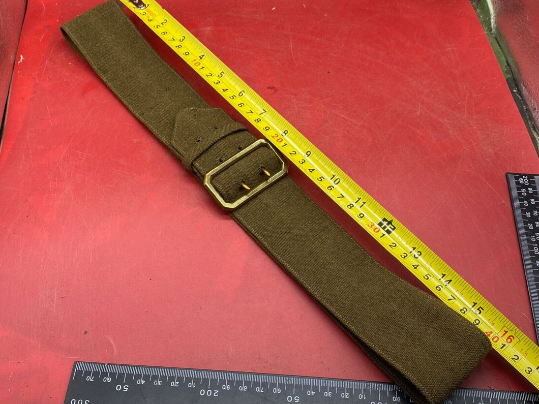 Original WW2 British Army Officers Service Dress Jacket Belt with Brass Buckle