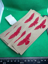 Load image into Gallery viewer, Original WW2 Mint Unissued RAF Red on Khaki Tropical Uniform Wings
