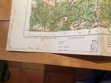 Load image into Gallery viewer, WW1 Era British Army General Staff Map of MARCHE in Belgium. Original Map
