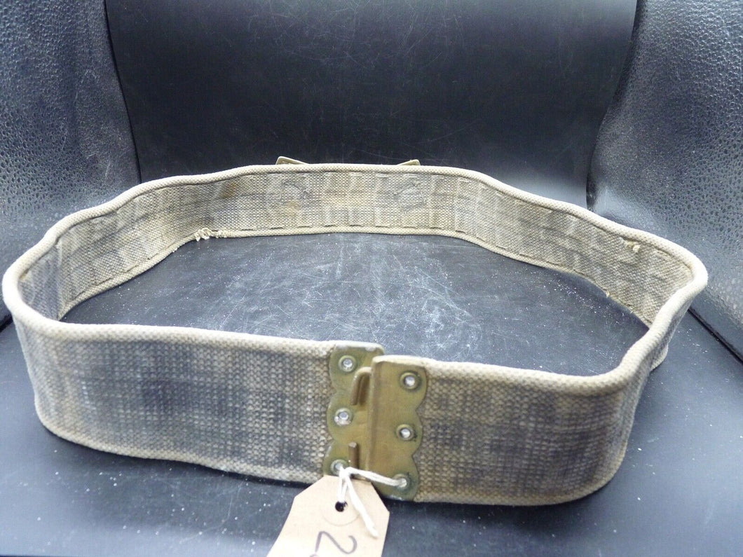 Original British Army / RAF Webbing Belt - WW2 37 Pattern - 40 Inch Waist Max - The Militaria Shop