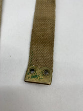 Load image into Gallery viewer, Original WW2 British Army 37 Pattern L Straps Pair - Wartime Dated
